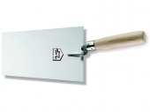 COLOR EXPERT 92179902 кельма штукатурная, с деревянной ручкой, нержавеэщая сталь (100 мм)