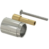 Удлинитель латунь никель Ду 15 (1/2") L=50мм для запорного вентиля ВР/НР RTP (РосТурПласт) 33722
