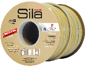Sila Home Р100, 9х5,5 мм уплотнитель самоклеящийся, белый, (1к-6шт), Польша