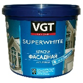 Краска ВД-АК-1180 фасадная зимняя супербелая (до -10С), 3 кг