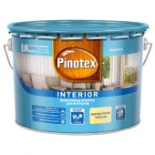 PINOTEX INTERIOR пропитка декоративная на водной основе для интерьеров, бесцветная (2,7л)