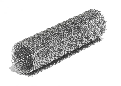 Сетка плетеная оцинкованная, яч. 10х10мм, д. 1,4мм, рулон 1х10м