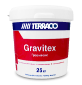 TERRACO GRAVITEX GRANULE штукатурка декоративная акриловая, зерно 2,5 мм, шуба (25кг)