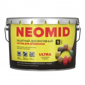 NEOMID BIO COLOR ULTRA защитно декоративный состав на алкидной основе, рябина (0,9л)