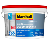 MARSHALL EXPORT 7 ОСОБО ПРОЧНАЯ краска латексная для стен и потолков, матовая, база BC (4,5л)