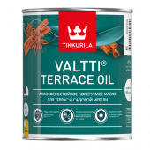 TIKKURILA VALTTI TERRACE OIL масло для террас и садовой мебели, бесцветный (0,9л)