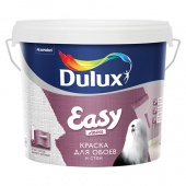 DULUX EASY краска водно-дисперсионная для всех типов обоев, матовая, база BW (2,5л)
