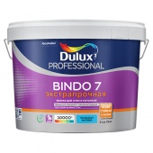 DULUX BINDO 7 ЭКСТРАПРОЧНАЯ краска для стен и потолков, матовая, база BW (4,5л)