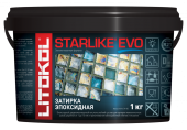 LITOKOL STARLIKE EVO двухкомпонентная затирка на эпоксидной основе S.580 rosso mattone (5кг)