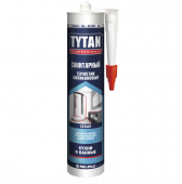 TYTAN PROFESSIONAL герметик силиконовый санитарный, картридж, бесцветный (280мл)