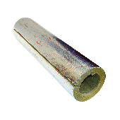 Цилиндр навивной минеральная вата ROCKWOOL 100 кашированный фольгой 80/76 L=1м ROCKWOOL 135281