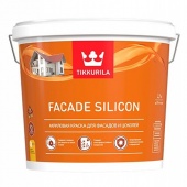 TIKKURILA FACADE SILICON краска силикон модифицированная для фасадов, глубокоматовая, база A (0,9л)