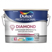 DULUX DIAMOND АЛМАЗНАЯ ПРОЧНОСТЬ краска для стен и потолков, износостойкая, матовая, база BW (2,5л)